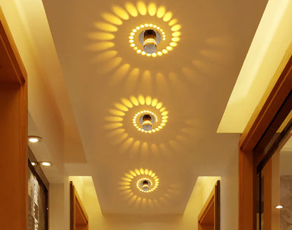 LED Spiral Lights fixture