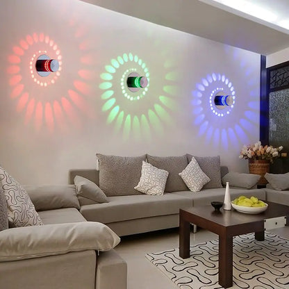 LED Spiral Lights fixture