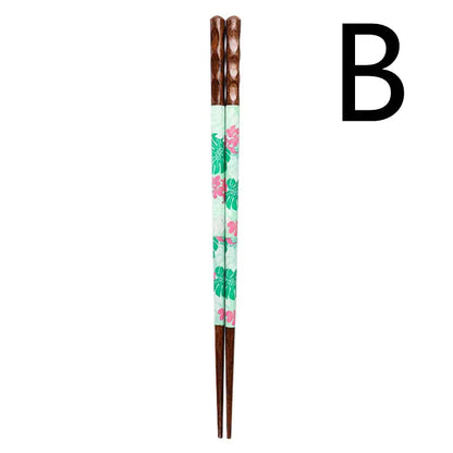 Japanese Style Heat Transfer Color Tortoise Shell Chopsticks